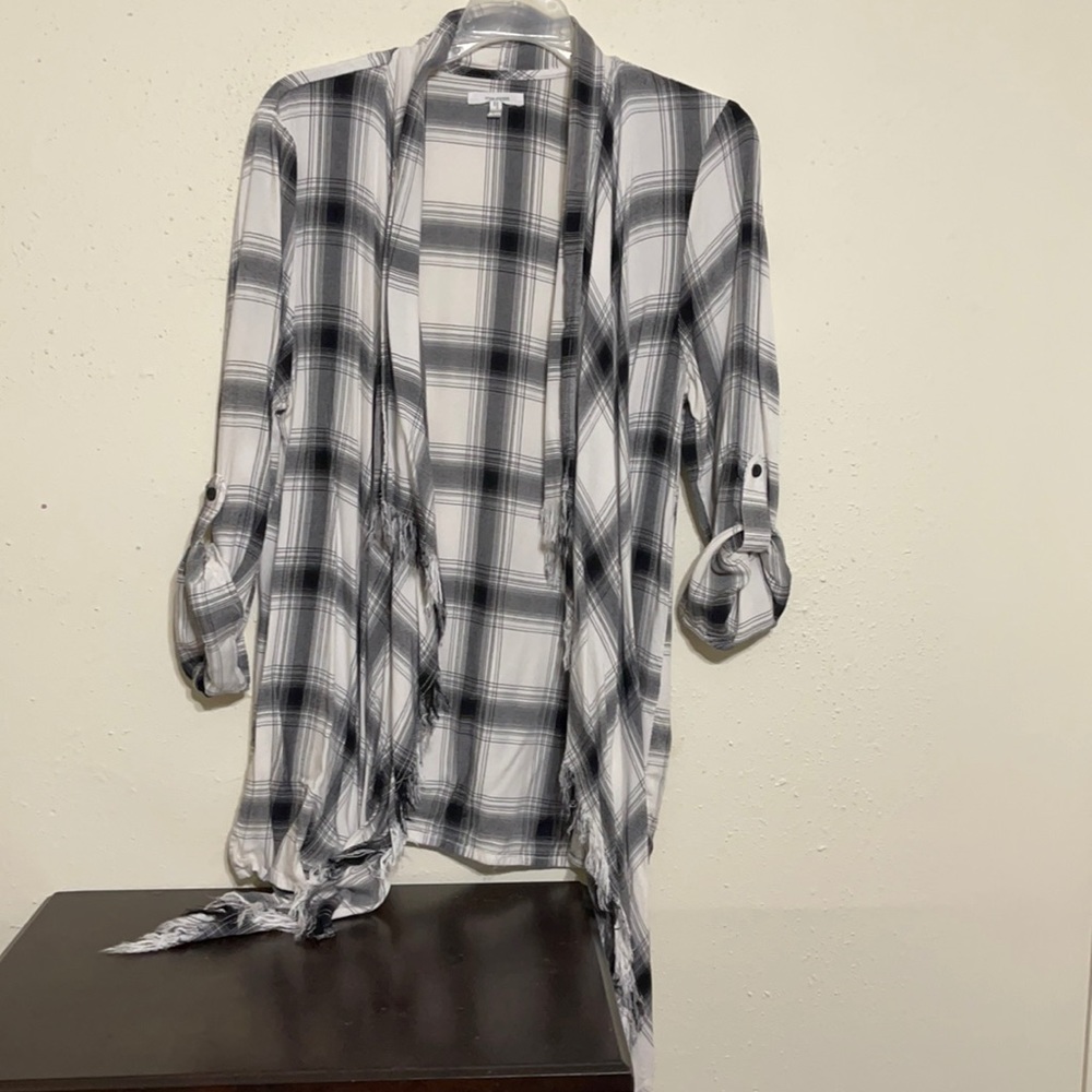 Maurices Plaid cardigan